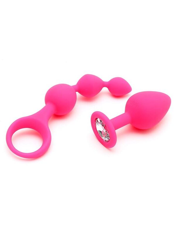 Set de 2 Juguetes Anales Barcelona Rosa