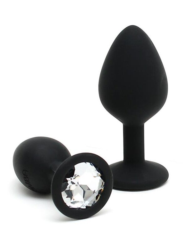 Set de 2 Plugs con Joya Berlin Negro