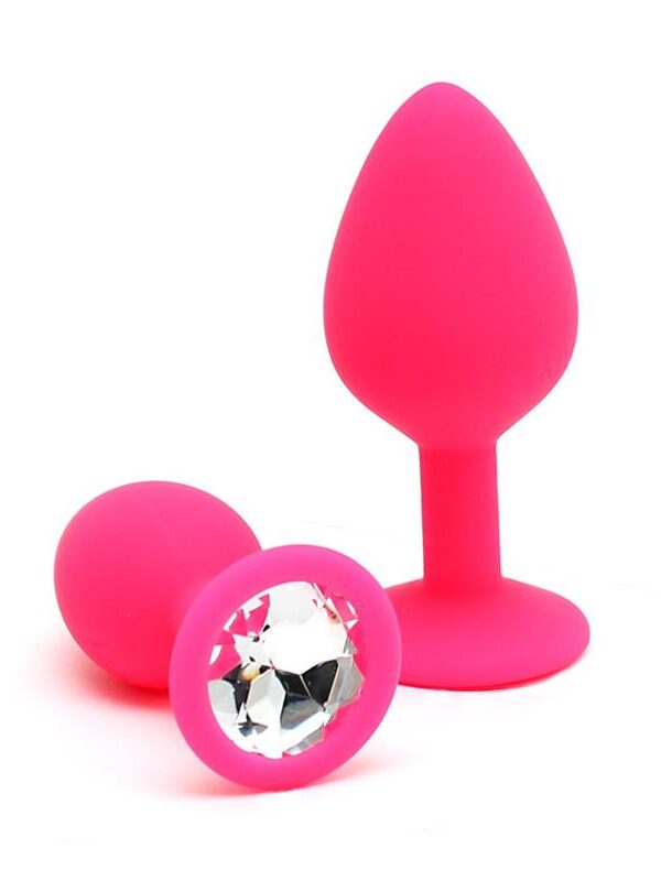Set de 2 Plugs con Joya Berlin Rosa