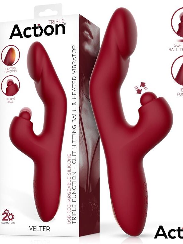 Velter Soft Clit Hitting Ball con Vibración y Efecto Calor