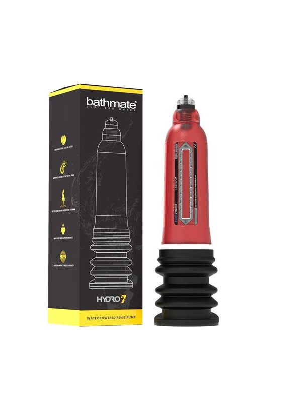 Bomba para el Pene Hydro7 Rojo