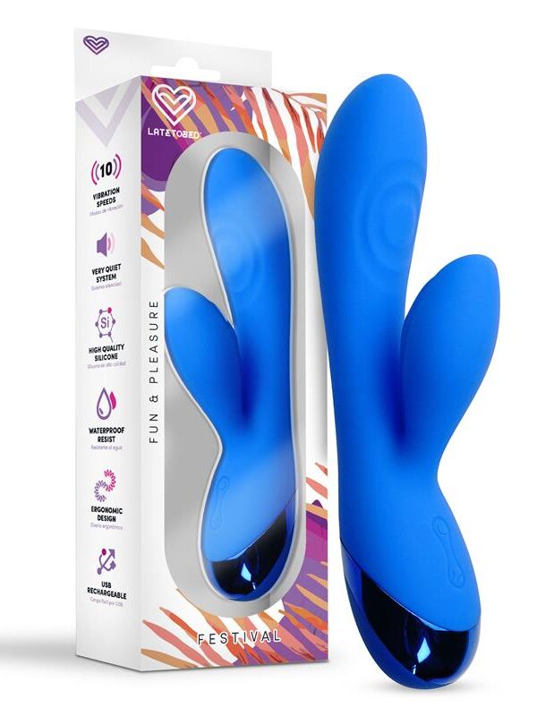 Marna Vibrador USB Azul