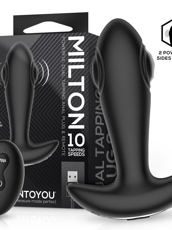 Milton Plug Anal con Doble Tapping y Control Remoto