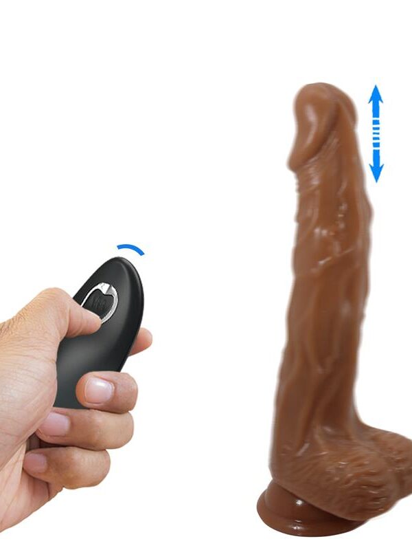 Bodach Dildo con Vibración, Rotación y Thrusting
