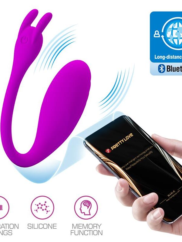 Catalina Huevo Vibrador con APP Rosa