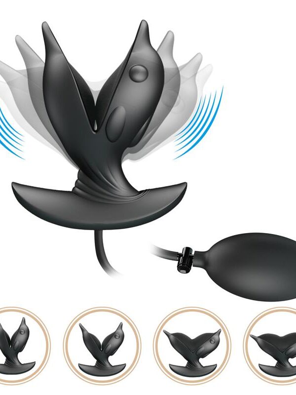 Hanson Plug Anal Inflable con Vibración