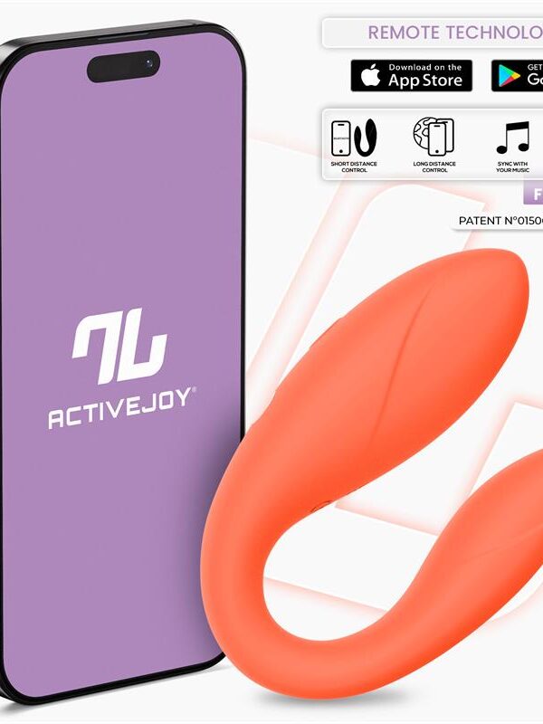 Juguete para Parejas con APP Flexible Salmon