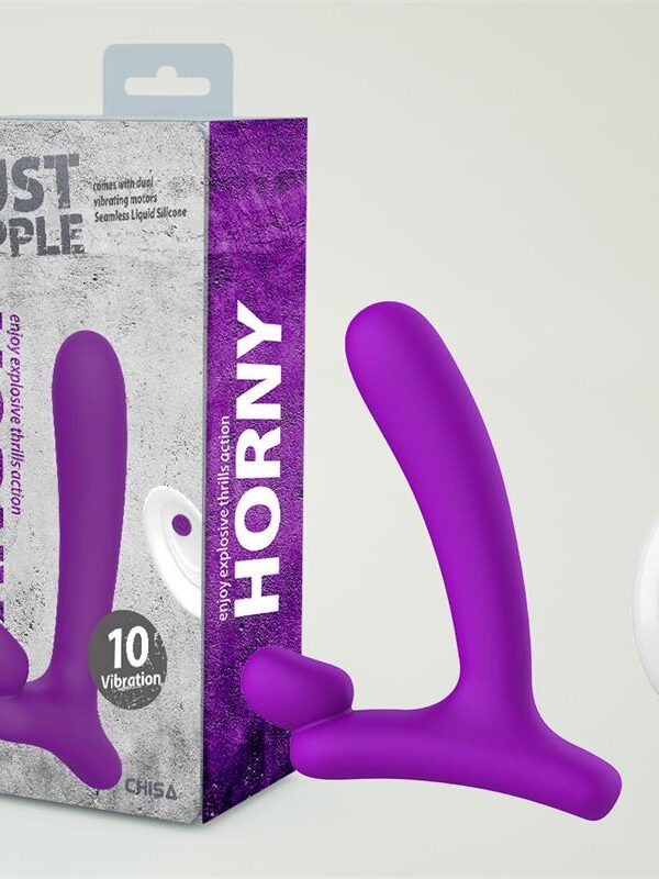 Horny Hunter Plug Anal con Vibración y Control Remoto Silicona Líquida USB