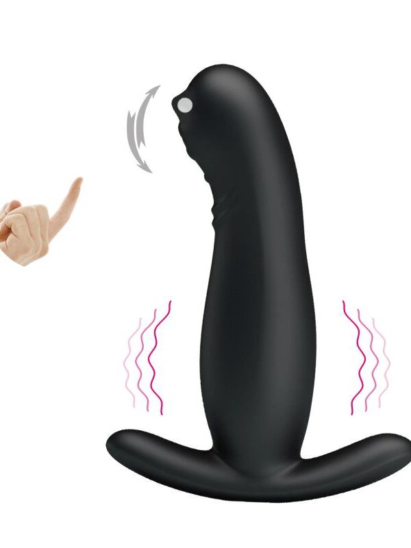 Masajeador Prostático con Vibración y Finger