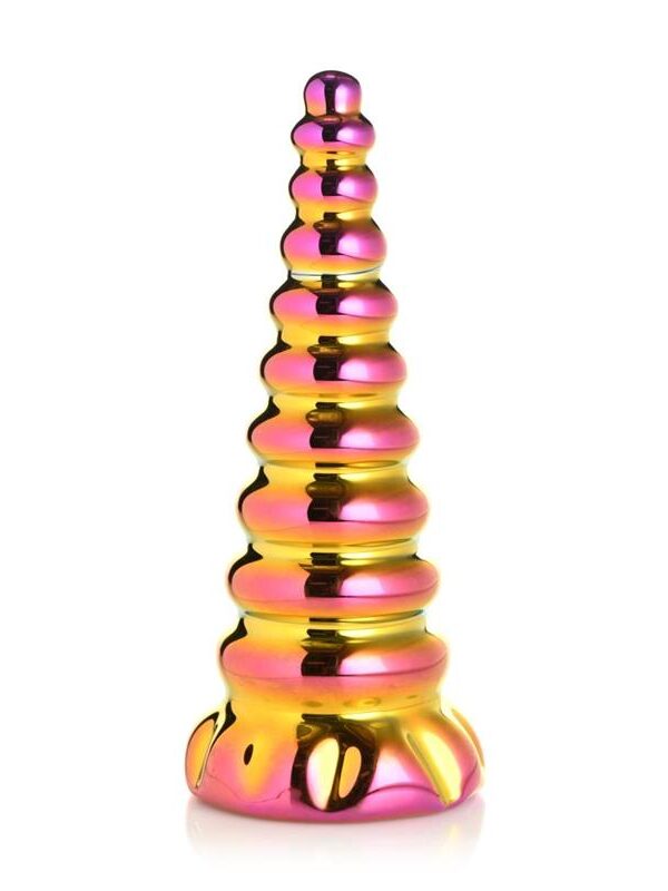 Dildo de Vidro de Borosilicato Twilinght Rainbow