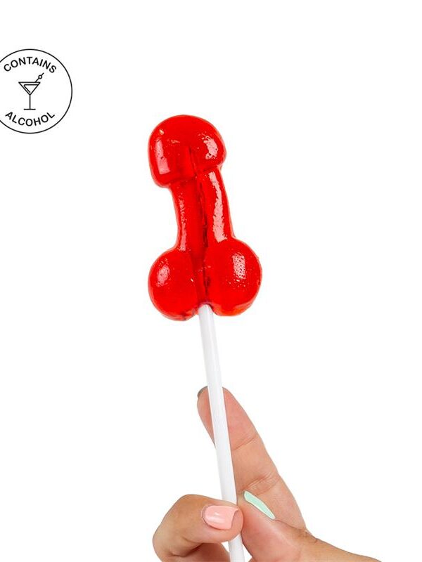 Piruleta de Pene Sabor Daiquiri de Fresa con Alcohol