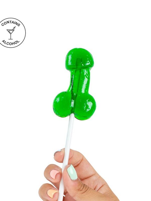 Piruleta de Pene Sabor Mojito con Alcohol