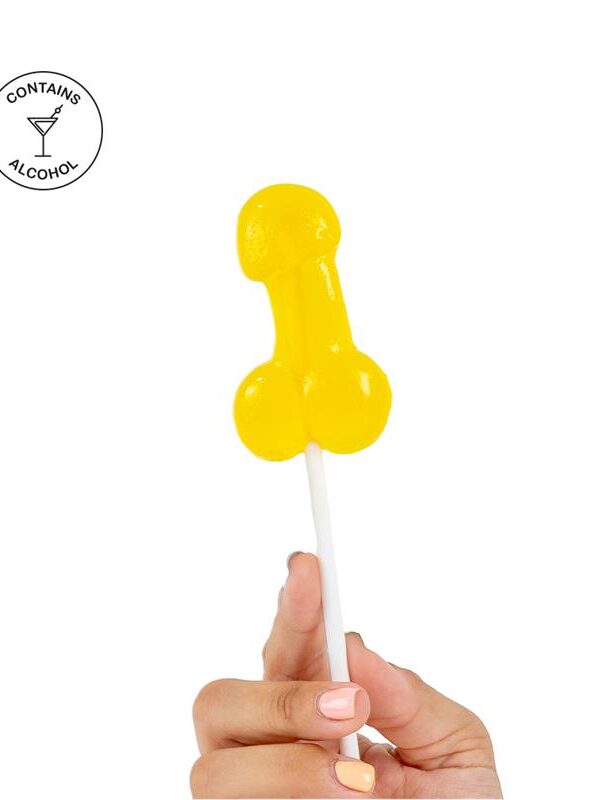 Piruleta de Pene Sabor Piña Colada con Alcohol
