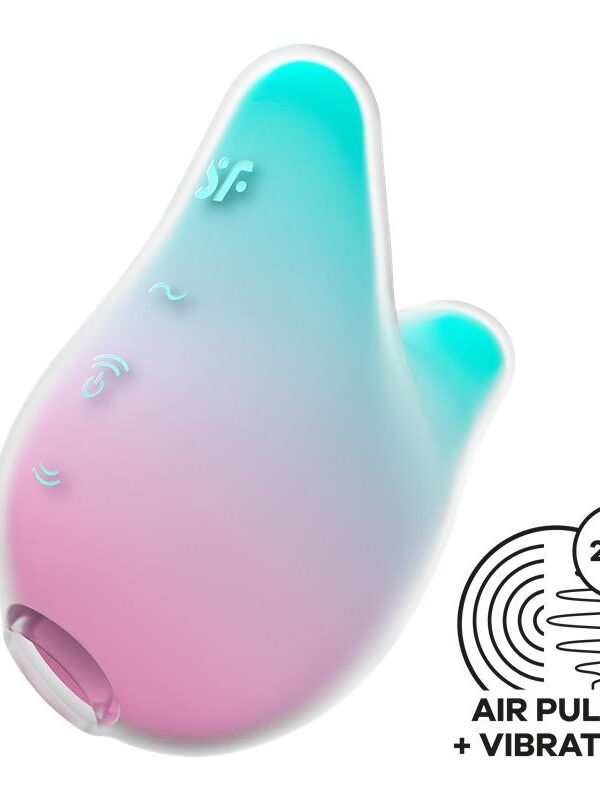 Succionador de Clítoris Mermaid Vibes Menta y Rosa