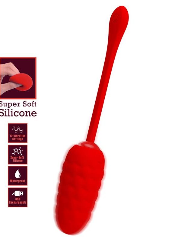 Marina Huevo Vibrador Rojo