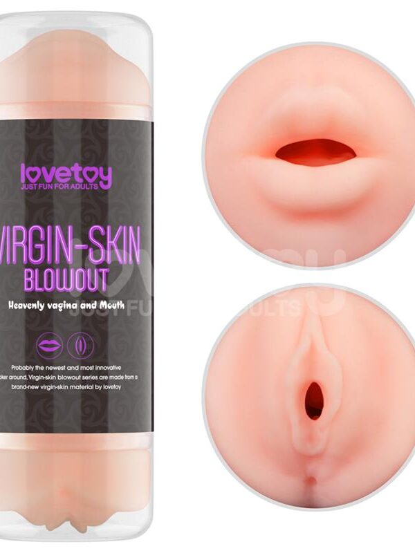 Masturbador Masculino Virgin-skin Vagina y Boca