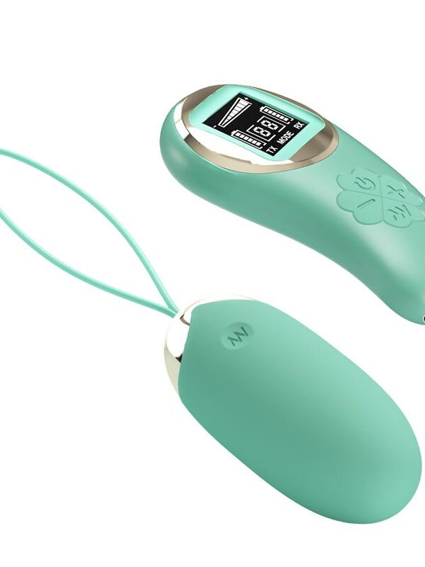 Mina Huevo Vibrador con Control Remoto Pantalla Digital Verde