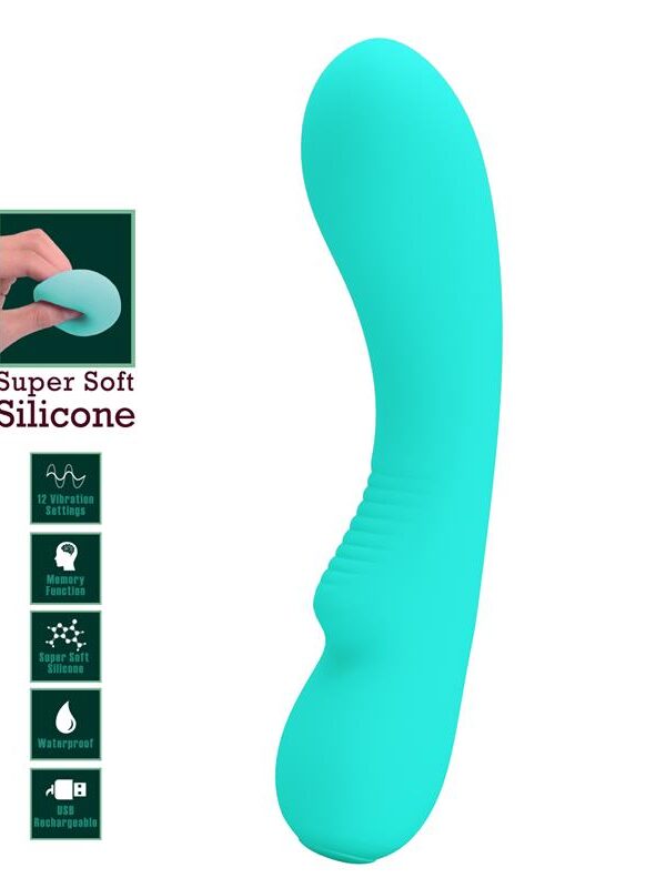 Prescott Vibrador USB Silicone Verde