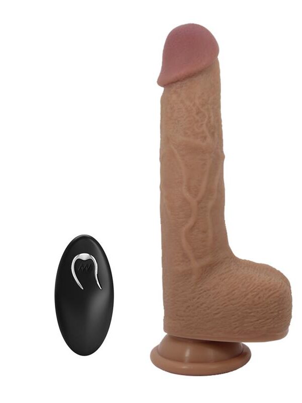 Tommy Dildo Realista con Vibración y Thrusting con Contorl Remoto