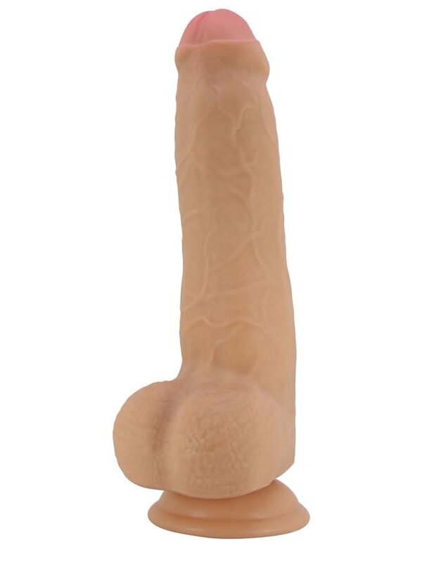 Dildo Realista con Testículos y Piel Deslizante 23.3 cm