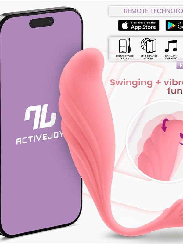 Huevo Vibrador con Movimiento Waving con APP USB
