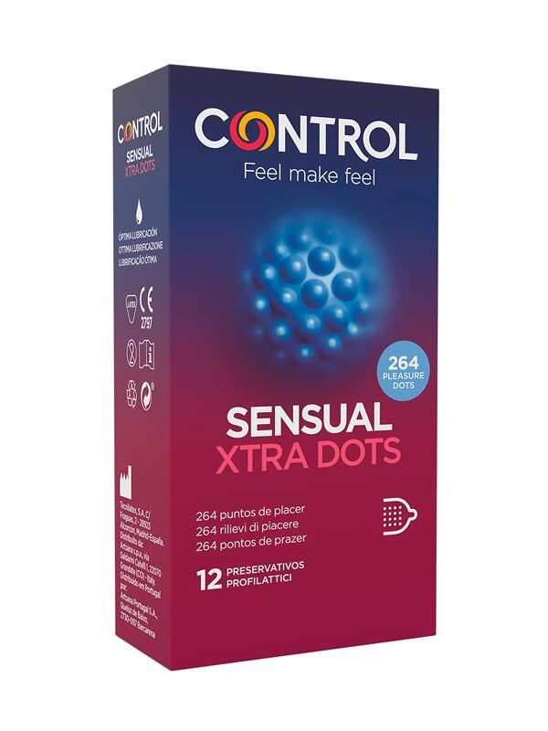 Sensual Xtra Dots - Punteados 12 uds