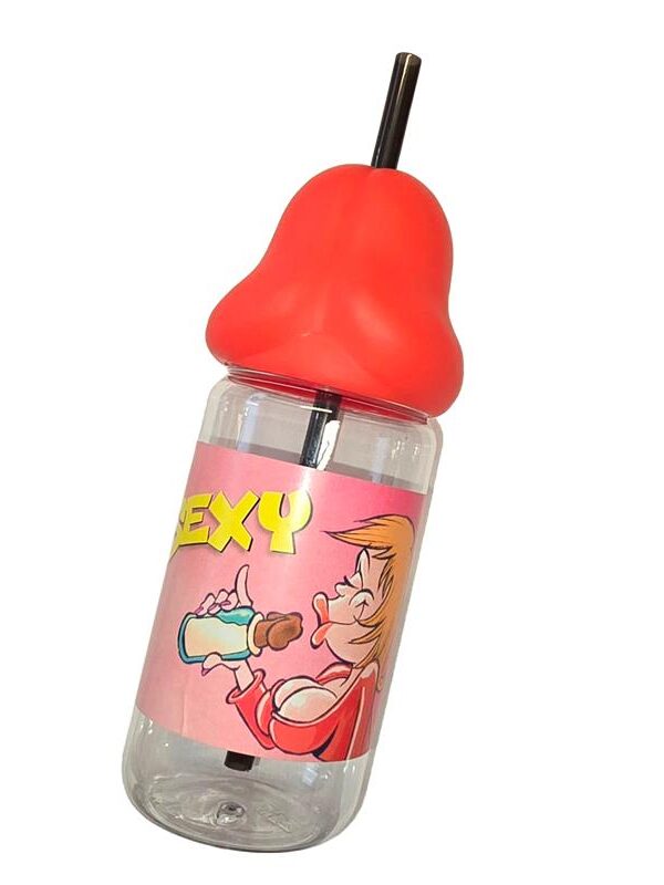 Biberón de Pene Rojo 360ml