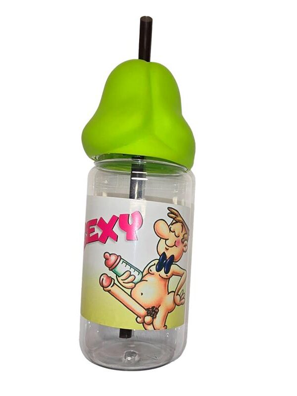 Biberon en Forma de Pene Color Verde 360 cl