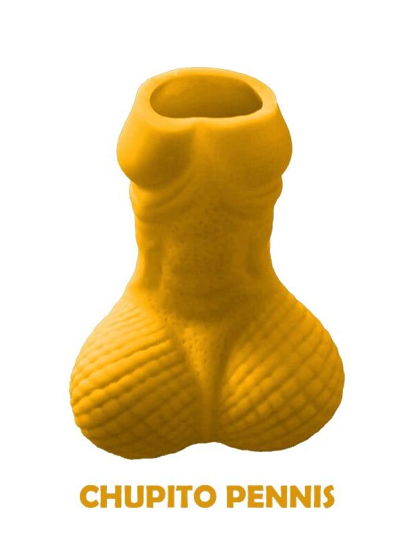 Chupito Forma de Pene color Amarillo