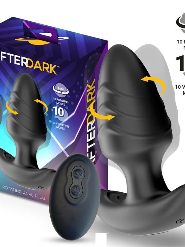 Frank Plug Anal con Vibración y Rotación 360º y Control Remoto