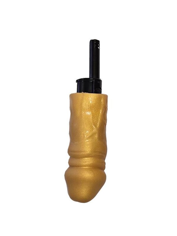 Mechero para Barbacoa Forma de Pene Dorado