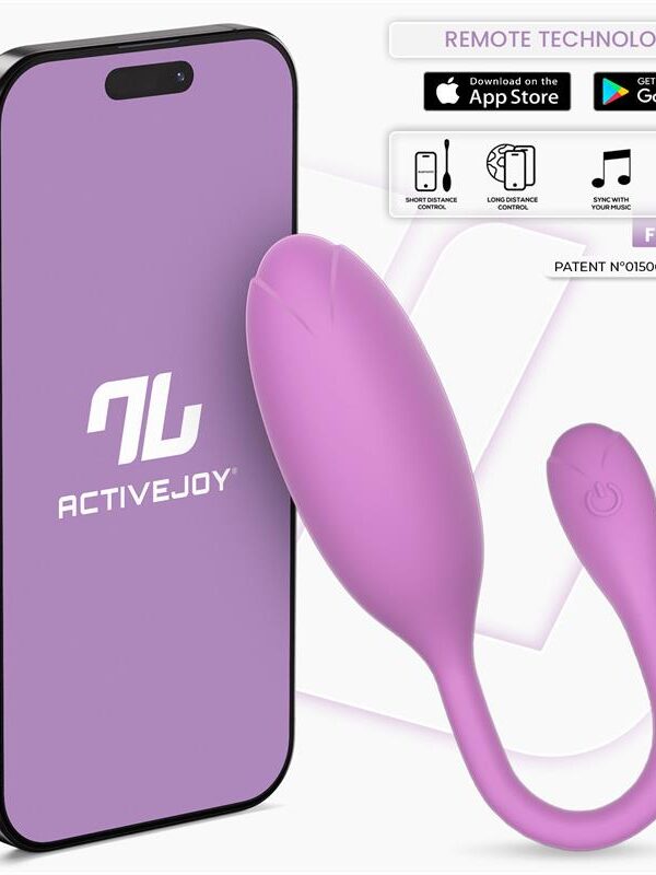 Logan Huevo Vibrador con APP Unibody Púrpura