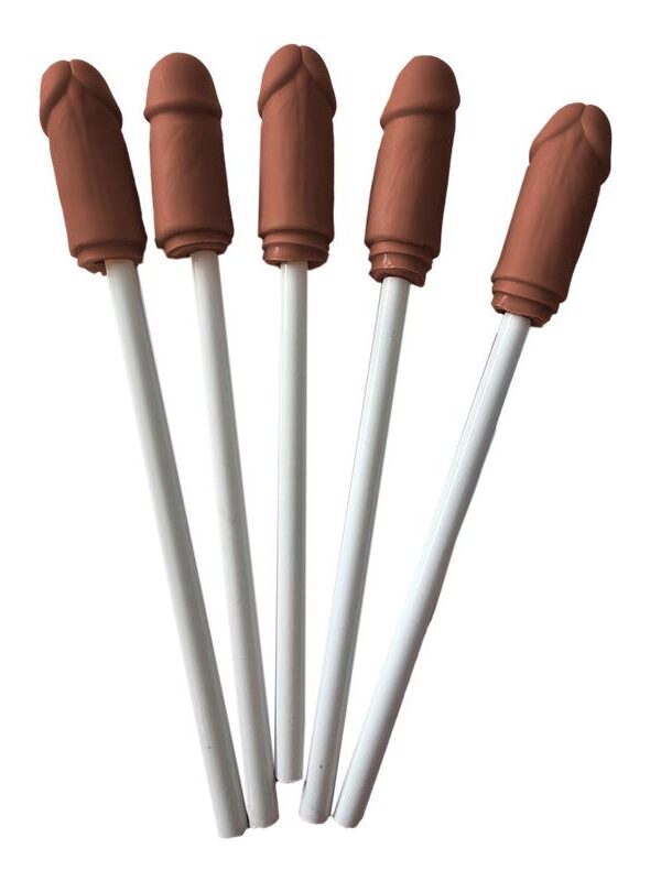 5 Lapiceros con la Punta de Pene Mulato