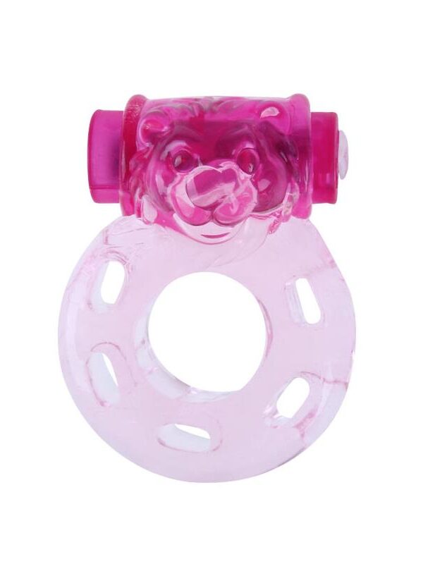 Anillo Vibrador Color Oso Rosa