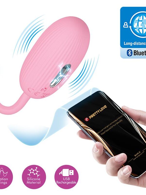 Doreen Huevo Vibrador con Electro Shock y APP