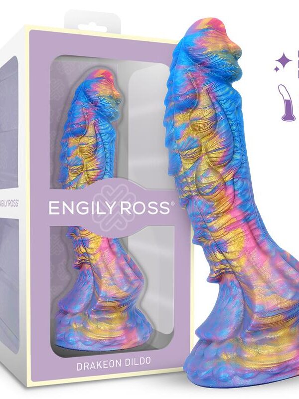 Drakeon Dildo Dragón Silicona Líquida 18 cm