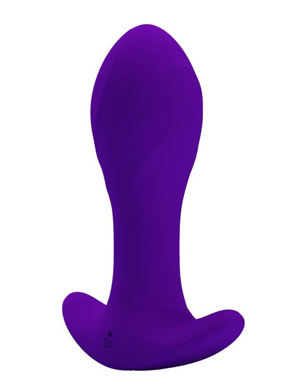 Estimulador Anal con Vibración Púrpura