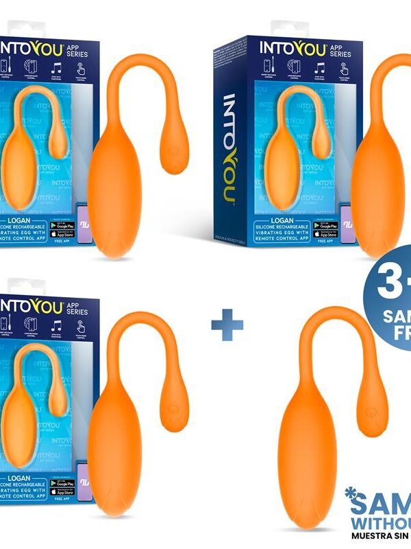 Pack 3 + Muestra Logan Huevo Vibrador con APP Unibody