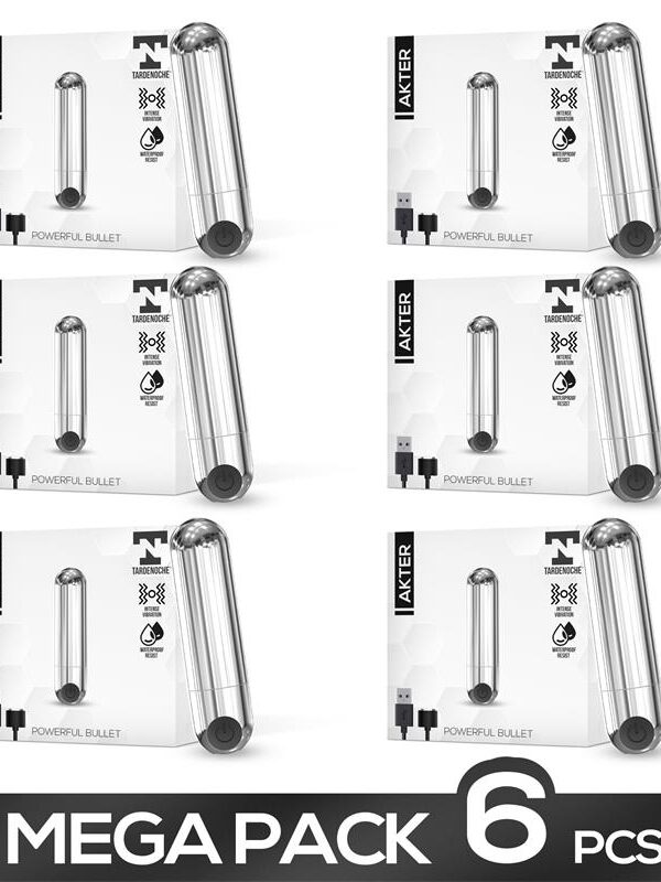 Pack de 6 Akter Bala Vibradora Súper Potente