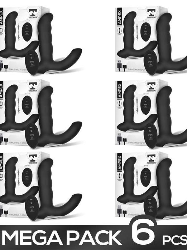 Pack de 6 Ampex Masajeador Prostático con Thrusting