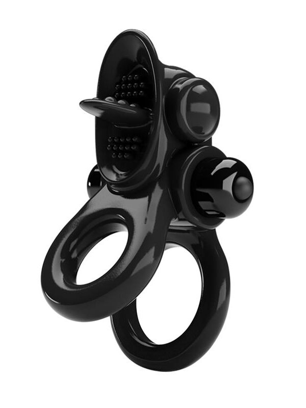 Passionate Anillo Doble para el Pene con Vibración