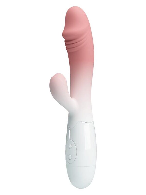 Snappy Vibrador Blanco y Rosa