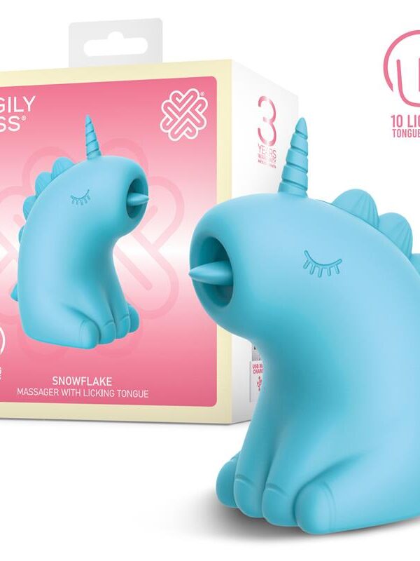 Snowflake Estimulador con Lengua Licking - Lameteo