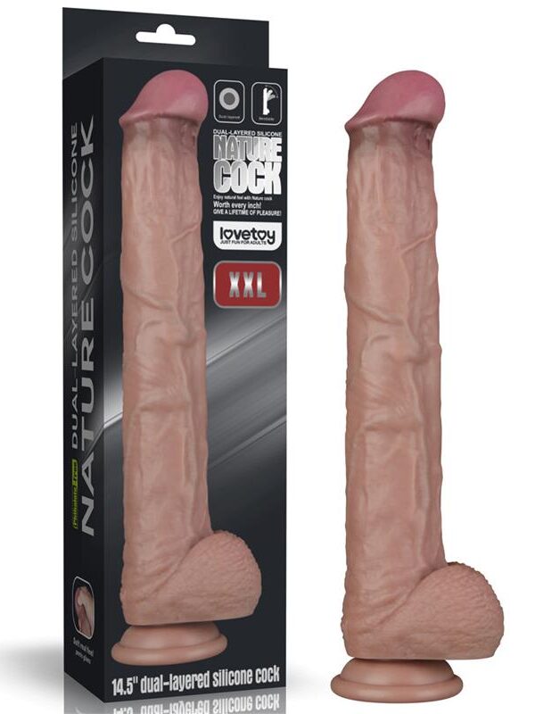 Dildo Dual Layer Articulable XXL 14,5