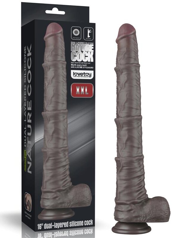 Dildo Dual Layered Articulable XXL 16