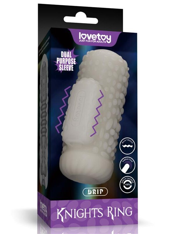 Knights Ring Funda para el Pene y Estimulador Drip