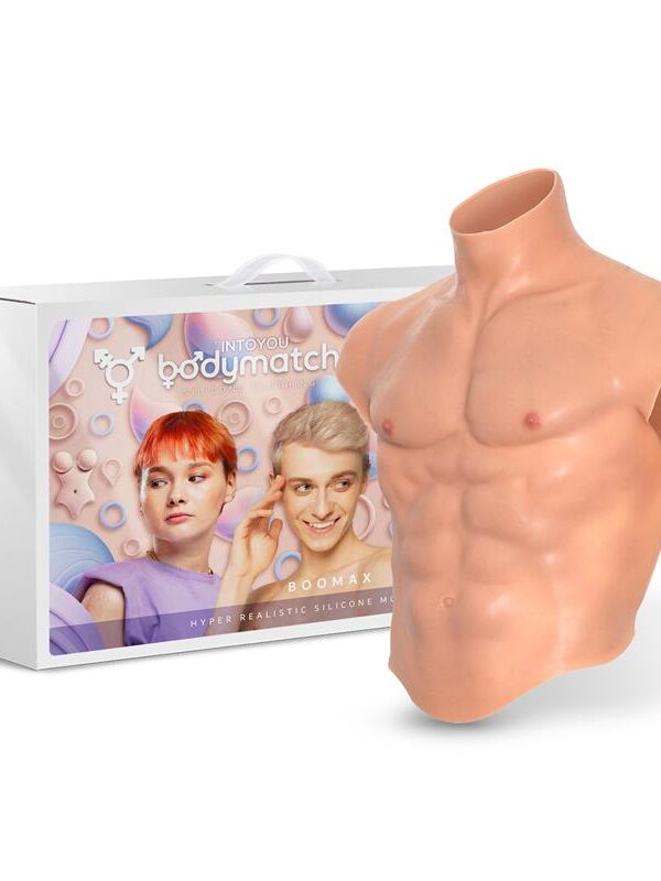 Boomax Traje Torso Masculino Hiperrealista Silicona Líquida Talla S
