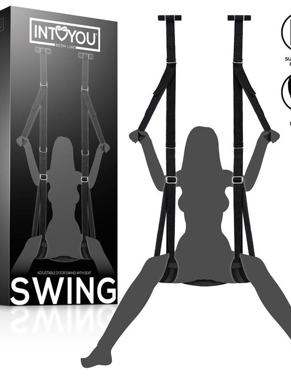 Adjustable Door Swing with Legs Support & Seat