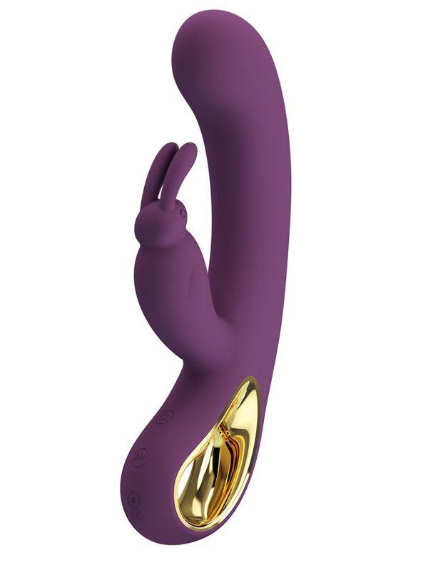 Liam Vibrador Punto G Silicona  con APP Morado