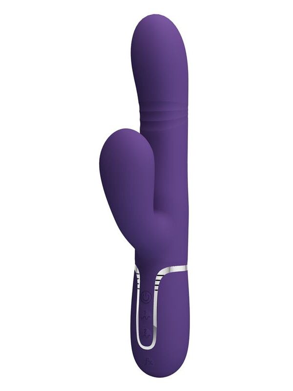 Mariana Vibrador 4 en 1 Silicona Morado